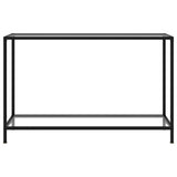 Console Table Transparent 120x35x75 cm Tempered Glass 322839