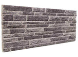 Wall Panels 10 pcs 100 x 50 cm Anthracite EPS Foam 42046105