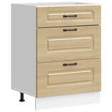 Kitchen Base Cabinet "Kalmar" Sonoma Oak Engineered Wood 854282