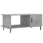 ZNTS Coffee Table Concrete Grey 90x50x40 cm Engineered Wood 829504