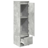Highboard Concrete Grey 29.5x34x119.5 cm Engineered Wood 861655