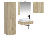 Bathroom Furniture Set 5 pcs Sonoma Oak 3407265