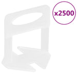 Tile Levelling Clips 2500 pcs 3 mm 155281