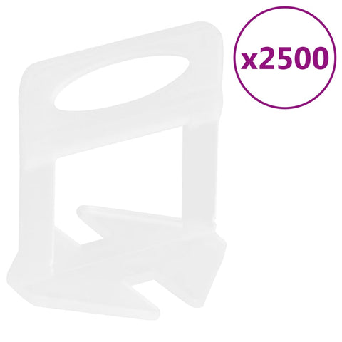 Tile Levelling Clips 2500 pcs 3 mm 155281