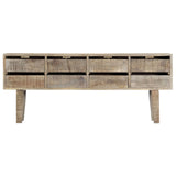 Sideboard 140x30x60 cm Solid Mango Wood 247914