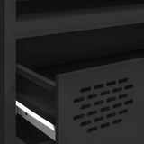 TV Cabinet Black 202x39x43.5 cm Cold-rolled Steel 3307155