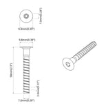 Confirmat Screws 2100 pcs Silver Metal 864387
