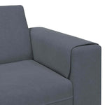 Sofa Set 3 pcs Dark grey Velvet 3335123