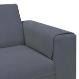 Sofa Set 3 pcs Dark grey Velvet 3335123