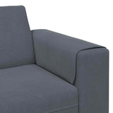 Living Room Couch 3 pcs Dark Grey 3335123