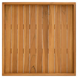 Serving Tray 60x60 cm Solid Teak Wood 315458
