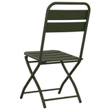 Garden Folding Chair Folding 2 pcs Green 42 x 52 x82cm 42002937