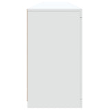 Sideboard with LED Lights White 202x37x67 cm 3209009