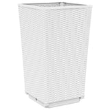 Garden Planters 4 pcs White 32.5x32.5x57 cm PP 367854