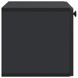 Wall-Mounted TV Cabinet Black 59.5 x 31 x 30 cm Engineered Wood 898026