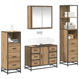 Bathroom Furniture Set 4 pcs Artisan oak Engineered wood 3402567