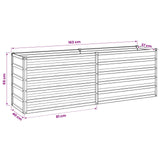 Raised Garden Bed Green 160 x 40 x 55 cm cold-rolled steeel 8006243