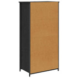 Highboard Black Oak 62 x 36 x 121.5 cm Engineered Wood 882256