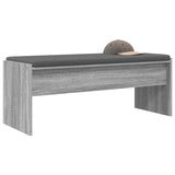 Hall Bench with Cushion Grey Sonoma 103 x 38 x 40 cm 891565