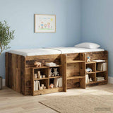 Kids'High Bed Frame 2 pcs Old Wood 193 x 96.1 x 68.5 cm 3422593