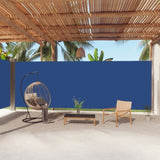 Retractable Side Awning Blue 220x1000 cm 318052