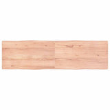 Table Top Light Brown 180x50xcm Treated Solid Wood Live Edge 363976