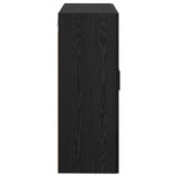 Wall-Mounted Cabinet 2 pcs Black Oak 69.5 x 34 x 90 cm 3394532