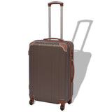 Four Piece Hardcase Trolley Set Coffee 91194