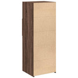 Highboard Brown Oak 45x42.5x124 cm Engineered Wood 846172