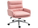 91-99cm Sherpa Fleece Office Chair - Pink T3398P329467