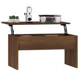 Coffee Table Brown Oak 80x50,5x41,5 cm Engineered Wood 819289
