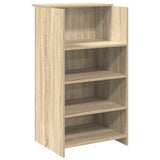 Reception Desk Sonoma Oak 155x50x103.5 cm Engineered Wood 3324198