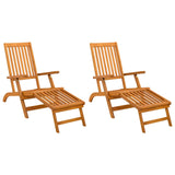 Reclining and Folding Sunlounger 2 pcs 55 x 146 x 91 cm 42025006