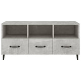 TV Cabinet Concrete Grey 102x35x50 cm Engineered Wood 812613