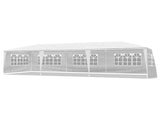 10'x30' Outdoor Party Tent with 8 Removable Sidewalls, Waterproof Canopy Patio Wedding Gazebo, White 84898035