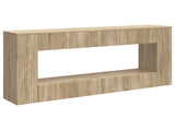 Console Table Sonoma Oak 155 x 29 x 74 cm Engineered Wood 899888