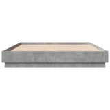 Bed Frame without Mattress Concrete Grey 120x200 cm 3209866