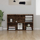 Book Cabinet/Sideboard Smoked Oak 50x25x80 cm Engineered Wood 826611