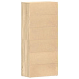 Shoe Cabinet with Door Brown 80 x 39 x 180 cm Engineered wood 3333868