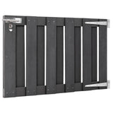 Garden Gate WPC 100x60 cm Grey 49081