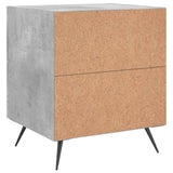 Bedside Cabinets 2 pcs Concrete Grey 40x35x47.5 cm Engineered Wood 827253