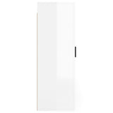 Wall Mounted TV Cabinet High Gloss White 40x34,5x100 cm 816682