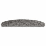Stair Mats 20 pcs 65x21x4 cm Grey Half Round Large 3365845