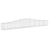 Arched Gabion Baskets 15 pcs 400x50x40/60 cm Galvanised Iron 3145926