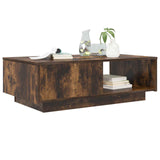 Coffee Table Smoked Oak 95 x 55 x 31 cm Engineered Wood 8000184