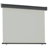 Balcony Side Awning 125x250 cm Grey 48422