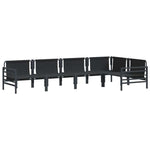Garden Sofa Set Anthracite Steel 3378988