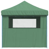 ZNTS Foldable Party Tent Pop-Up with 4 Sidewalls Green 4004976