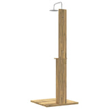 Outdoor Shower 217 cm Solid Acacia Wood and Stainless Steel 903111
