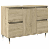 Bathroom Cabinet Sonoma Oak 80x33x60 cm Engineered Wood 849682